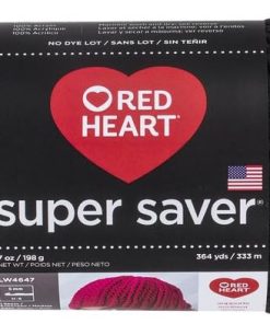 Red Heart Super Saver Yarn 312 Black